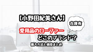 小野田紀美の靴はどこのブランド？購入方法や値段まとめ