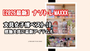 【ナゾトレMAXXX】感動文房具ベスト10の結果まとめ！文具女子博の最新アイテム！2026最新